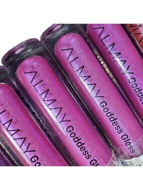Almay Gel Lip Gloss Male Up Lip Care Goddess Pink Glitter Gloss Rainbow Sealed